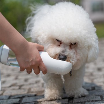 AIWO艾窩 寵物外出隨行杯 330ml（白色）_廠商直送