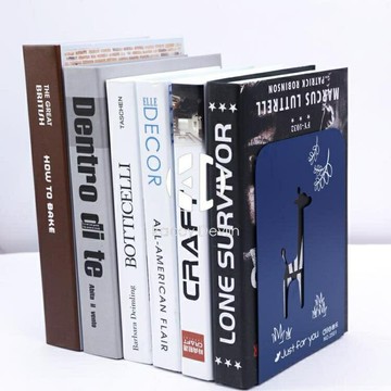 金屬鐵鏤空書立夾/學生書立架/書夾/書靠/書擋/書板創意辦公文具用品2片/副【聚物優品】