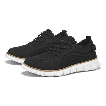 【現貨免運】超夯飛織運動鞋 男款透氣防滑輕量跑鞋 3色可選39-46碼 CP值爆表