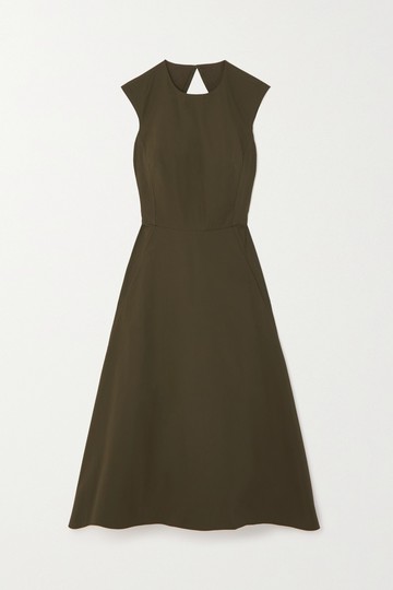 Ralph Lauren Collection - Omeria Cutout Cotton Midi Dress - Green - US14