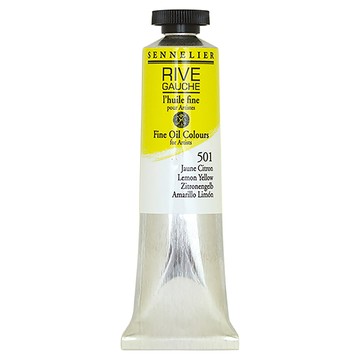 SENNELIER 申內利爾 Rive里夫專家級油畫顏料 一般色 檸檬黃 N130312.501  40ml  1色