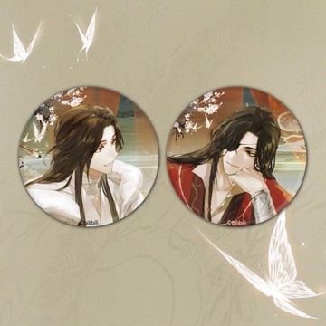 【1.6萬人收藏】BEMOE《天官賜福》動畫 落筆山河系列 馬口鐵徽章/收藏展示卡