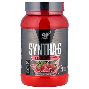 BSN, Syntha-6® Edge，蛋白質粉飲品混合，草莓奶昔味，2.34 磅（1.06 千克）