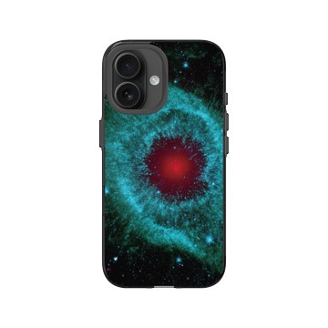 iPhone 16 Clear (相機按鈕) 酷墨灰 - NASA - Helix Nebula - Comets Dust