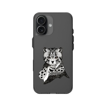 iPhone 17 Clear (相機按鈕) 酷墨灰 - 花生騷 WasangShow - 友誼石虎