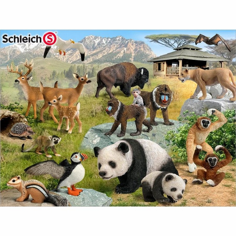 シュライヒ 動物フィギュア ライオン 吠える 14726【Schleich 動物