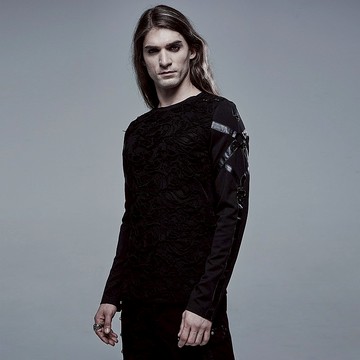 哥德內在教堂骨架上衣 - 網布 / 純黑 / 即將絕版