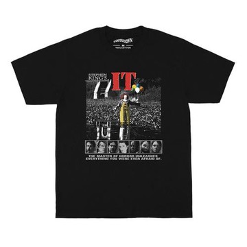 IT 小丑回魂 T恤 恐怖電影Stephen King 迷霧休閑美式圓領T-Shirt