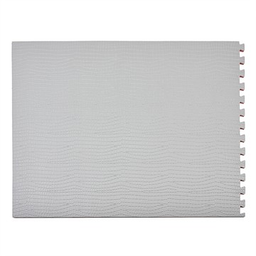 【怪獸】日竹門 自由拼接 紓壓皮革廚房地墊 (50x40cm) -冷岩灰2入組