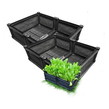 單層雙通DIY種植箱(型號SD+)不織布款(2入組)(2入/組)