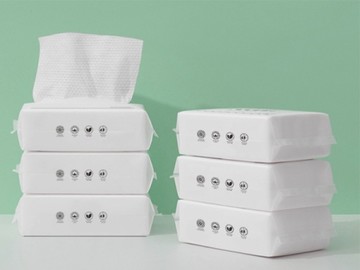 COTTON TISSUE 親膚棉柔洗臉巾(50抽)【小三美日】D362079 潔顏 卸妝 免洗 一次性 外出