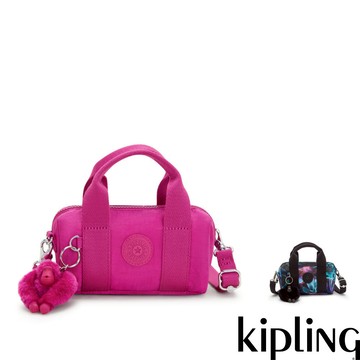 Kipling輕巧圓筒手提肩背兩用包-BINA MINI(多款任選)FW24L3