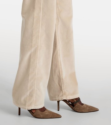 Brunello Cucinelli Dyed cotton wide-leg pants