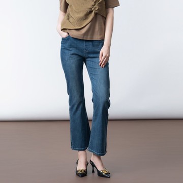 【ICare】基本款修身小喇叭牛仔褲(M-L) | 女小喇叭褲 修身牛仔褲