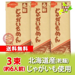 北海道 じゃがいも うどん 送料無料 じゃがいもうどん 北海道のじゃがいも 使用 北海道 ほっかいどう うどん 乾麺 200 g×3束 価格