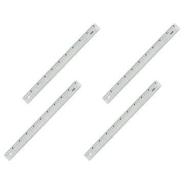 CoX 三燕興業 透明直尺 50cm  透明色  4個