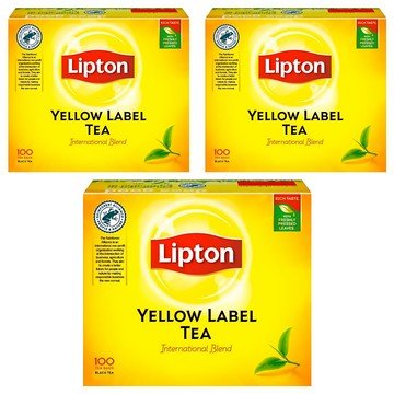 Lipton 立頓 黃牌紅茶  2g  100包  3盒