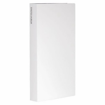 セキセイ フォトアルバム高透明L300枚 ホワイト KP-300-70