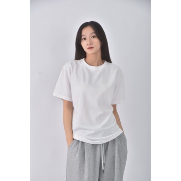 (S) lativ質感白色短袖上衣二手衣