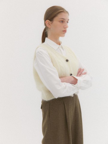 Diane Cable Knit Vest