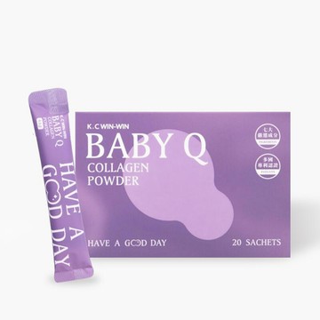 保健食品 K.C WINWIN Baby Q 膠原粉(1盒/20包) 百香果口味膠原蛋白 日本NEO專利三大功效_3入