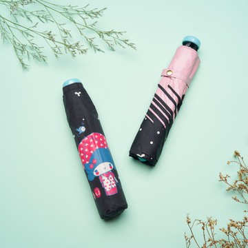 雨洋工坊x羽量級輕量傘日本和風娃娃極輕量手開三折傘