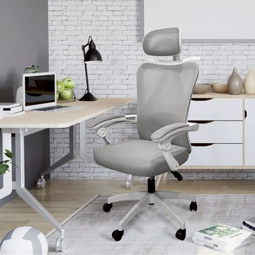 【AOTTO】3D頭枕透氣網布可調節人體工學電腦椅(KOC-202)