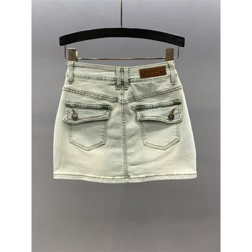 清倉處理辣妹牛仔半身裙女2025夏季新款高腰修身顯瘦a字包臀短裙