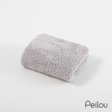 貝柔 Peilou - 超強十倍吸水超細纖維抗菌潔膚巾3入組合-時尚灰 (30x75cm)