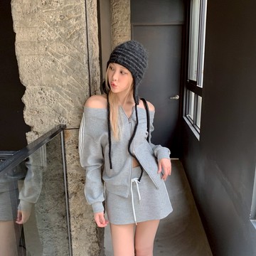 ISA_五分鐘穿搭! (懶人+1)休閒風一字領套裝_59024