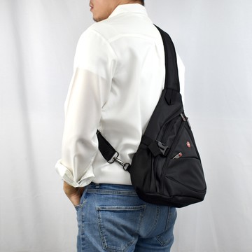 單肩包 特色三角型設計胸包 NZCA9