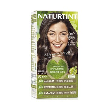 赫本染髮劑170ml-5N淺棕黑色