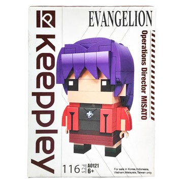 Qman 啟蒙積木 新世紀福音戰士系列 美裏  1個