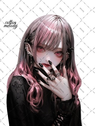 original sticker no.1819 人物貼紙 原創貼紙 原創人物貼紙 裝飾貼紙 cotton melody