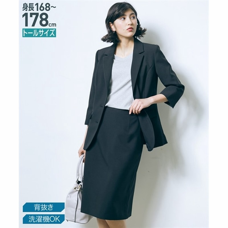 トールサイズ 洗える７分袖タイトスカートスーツ レディース スーツ Women S Suits Tall Size Women S Suits 通販 Lineポイント最大1 0 Get Lineショッピング