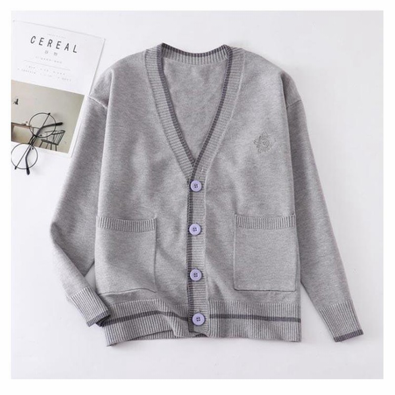 DAIRIKU After School カーディガン スクールカーディガン 制服 ニットカーディガン 桜 オール