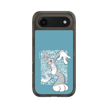 iPhone Air AirX 本質黑 - 樂一通 Looney Tunes - 亂花系列-兔巴哥