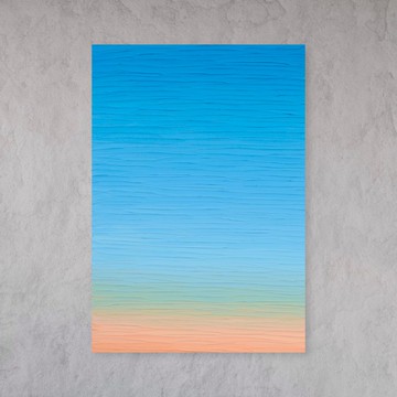 【客製化】藝術掛畫 / 裝飾畫 / 天空 / 青色 - 漸變 裝飾佈置