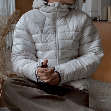 【Metanoia】韓國設計 保暖高領鋪棉外套