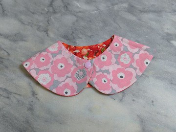 粉花  寵物雙面領巾/領結【PE221109】