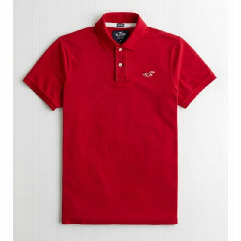 Stretch slim fit polo hollister online