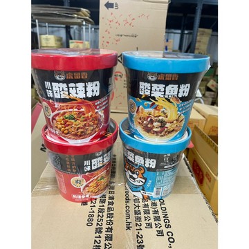 ~省錢叔叔~虎留香 川味酸辣粉 老罈酸菜魚粉 大份量 136~138g 螺螄粉 加量腐皮 會吸汁的粉 濃厚湯頭