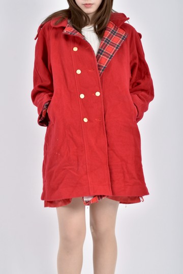 (M) 長袖紅色外套