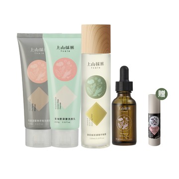 【tsaio上山採藥】一站式保養-油肌清爽組(贈護唇膏)