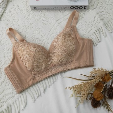 【曼黛瑪璉】無鋼圈內衣 B-D罩杯(柔紗橘)