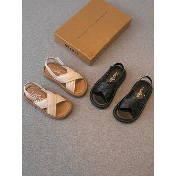 兒童涼鞋2025夏季新款男童鞋子女童沙灘鞋軟底寶寶鞋休閑中大童潮