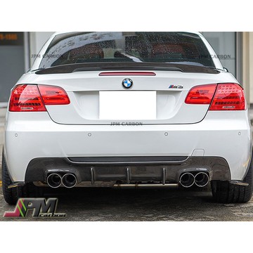 BMW E92/E93 M-tech 碳纖維 後下巴 擾流板 4出 00---00 JPM 倢莆國際