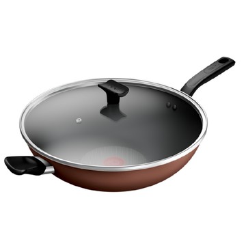 法國特福醇火系列不沾炒鍋加蓋-34cm