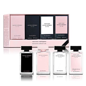 NARCISO RODRIGUEZ 經典款小香香氛禮盒 7.5MLX4入(FOR HER+深情繆思+純粹繆思)