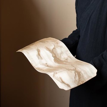 山水織錦綢緞小茶席中式簡約茶幾茶具展示墊干泡席茶布墊棉麻茶墊